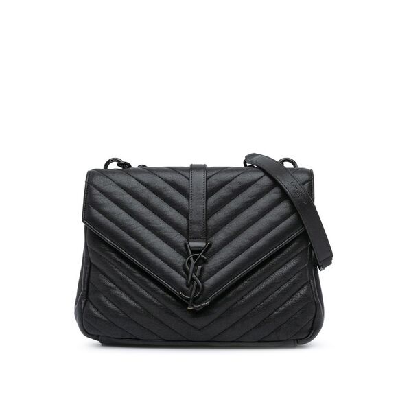 Pre Loved saint laurent Women Black Satchel - Picture 1 of 8